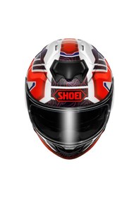 Resim Shoei Gt-Aır 3 Kask Hıke Tc-10 Kapalı Motosiklet Kaskı Beyaz - Kırmızı - Siyah 