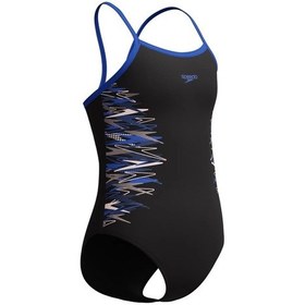 Resim Speedo Kız Çocuk Yüzücü Mayosu Plmt Tsrp Msclbck Jf Blk Blu Çok Renkli 