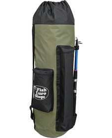 Resim Euro Fish Kamış Çantası Boru Tipi Siyah-haki 80 Cm 38004 