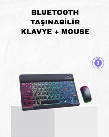 Resim shopwave RGB Aydınlatmalı Q Klye Türkçe Karakter Destekli 