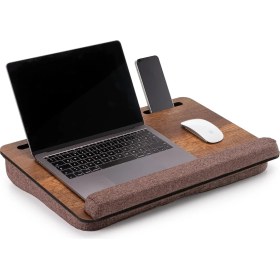 Resim Storemax -LS023 Minderli Laptop Sehpası (Ceviz) 