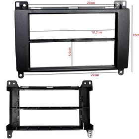 Resim ENDALİFE Oto Teyp Çerçeve Mercedes Vito Sprinter Volkswagen Crafter X-20 