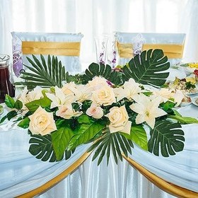 Resim Yapay Çiçek Palmiye Yaprağı 10 ADET Areka Yaprağı 