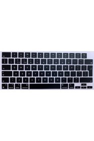Resim ARABULALACA Macbook Pro 16 Inç 2021 A2485 M1 Türkçeyi Ingilizce Çevirir Silikon Klavye Koruyucu 