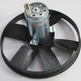 Resim Caddy 1996 2003 Radyatör Fanı (Motorlu) Klimasız (6 Kanatlı) (Bosch Tipi) 1H0959455D 