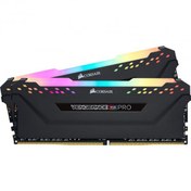 Resim CORSAIR CMW16GX4M2C3600C18 16GB (2X8GB) DDR4 3600MHz BLACK VENGEANCE RGB PRO SOGUTUCULU DIMM BELLEK 