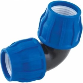 Resim Mey Ithalat® Poelsan Mavi 25X25 Dirsek 