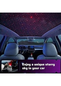 Resim Led Işık Tavan Aydınlatmalı 66w 4'1 Çift Kablolu Hızlı Şarj 3.4a Araç İçi Çakmaklık Şarj Aleti Siyah 