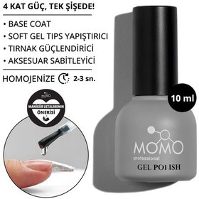 Resim Momo Professional 4 in 1 Base Coat 10 ML 