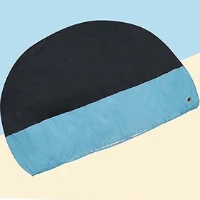 Resim GALPADA Motosiklet Motosiklet Güneş Örtüsü Uv Korumalı Nefes Alabilen Örtüsü Hasır Rattan Topları Konik Su Geçirmez Güvenlik Maskesi 210d 