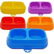 Resim Gali's Çift Bölme Mama ve Su Kabı Küçük Boy 