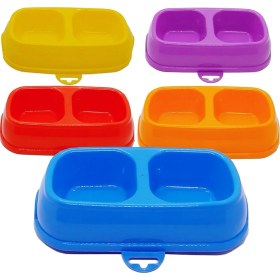 Resim Gali's Çift Bölme Mama ve Su Kabı Küçük Boy 