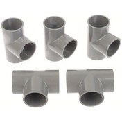 Resim Willowhaven Grey-l 5 Adet 20/25/32mm T Şekli Pvc Bağlantı T Parçası Bahçe Sulama Akvaryum Hortum Bağlantısı 