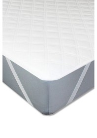 Resim Kapitone Elastik Bantlı Su Sıvı Geçirmez Yatak Koruyucu Alez 