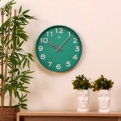 Resim Klik Duvar Saati - Yeşil - 38 cm 