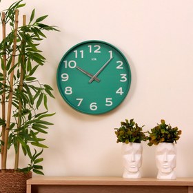 Resim Klik Duvar Saati - Yeşil - 38 cm 
