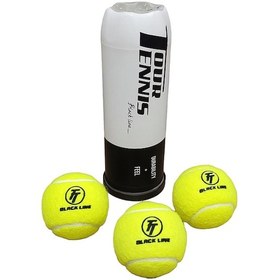 Resim Avessa Tz-5 Antrenman Tenis Topu Grey Line 3lü 