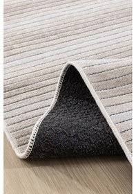 Resim Koza Halı Stripe Krem Kilim Kaymaz Taban Salon Oturma Odası Antre Halısı 33 Krem 