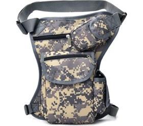 Resim Span Çok Fonksiyonlu Açık Sürme Kanvas Bacak Çantası Taktik Bel Çantası (Yurt Dışından) 