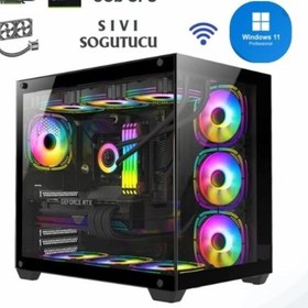 Resim RAMTECH SUPPLEY V2 RYZEN 7 5700X RTX 5060 8GB 32 GB RAM 1TB M2 SSD SIVI SOĞUTMALI OYUNCU BİLGİSAYARI 