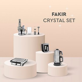 Resim Fakir Crystal Silver Stone Elektronik Çeyiz Seti 