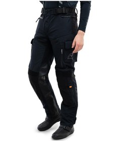 Resim Rukka Ecuado-R Gore-Tex Pro C1 Kısa Paça Motosiklet Pantolon Siyah 