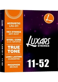 Resim Luxars Akustik Gitar Teli Lx6-011 