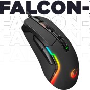 Resim Rampage SMX-R68 Falcon-X USB 800-6400 Dpi Rgb Ledli Oyuncu Mouse Siyah 