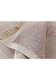 Resim Şantuk Kumaş Keseli Seccadeli Tesbihli Pembe Renk Mevlid Hediyeli 