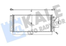 Resim KALE 357980 | Klima Radyatörü (Kondenser) 14-Corsa.E 