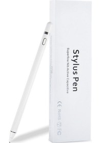 Resim Asia Üniversal Stylus Pen Dokunmatik Kalem Apple Uyumlu iOS +androıd Kalem Beyaz 
