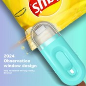 Resim 1 adet, Mini Vakum Makinesi, Isı Makinesi ve Kesici, İki bir arada Taşınabilir Isı Vakum Makinesi, Plastik Saklama Poşetleri İçin Uygun, Yiyecek Atıştırmalıklarını Taze Tutan Bisküviler, Mutfak Malzemeleri 