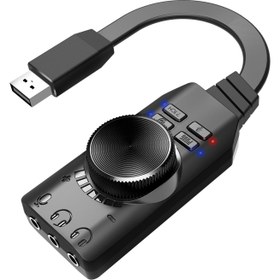 Resim USB Ses Kartı 7.1 Windows Için Kanal ve Mac Linux Desktops Tak ve Oyun (Yurt Dışından) 