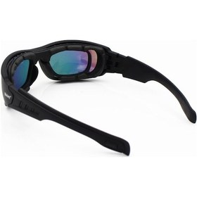 Resim Daisy Usa C6 Polarize Değişebilir 4 Lens Military Tactical Gözlük 