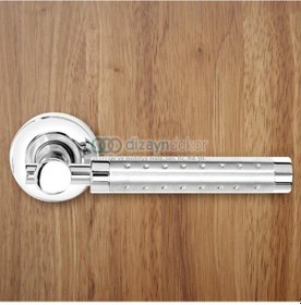 Resim Kapı Kolu Noktalı Saten Krom 306 Oda-barelli 