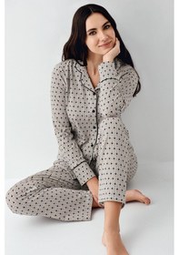 Resim Pierre Cardin Kadın Siyah Pijama Takımı Pc9103-s-v1 Siyah 
