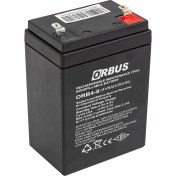 Resim Akü 4 Volt 8 Amper Orbus Orb4-8 (68 x 45 x 95 Mm) 