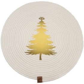 Resim Christmas Yılbaşı Ağaç Temalı Beyaz Amerikan Servis Supla 35cm Beyaz 