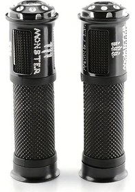 Resim Cloudstore Siyah Yamaha Honda Suzuki Triumph Uyumlu Motorcycle Gidon Ergonomik Tutamak Fren Sistemi 