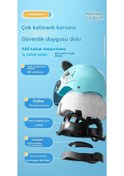 Resim Maoyaya Dört Mevsim Sevimli Hafif Unisex Çocuk Kaskı Panda Kulaklı Pembe - Wd0718p-15 Pembe 
