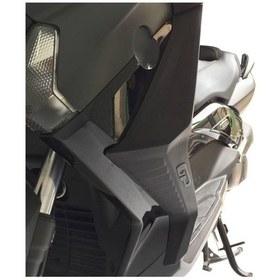 Resim GP Kompozit Yamaha XMAX 250 / 400 2014-2017 Uyumlu Bacak ve Grenaj Koruma Seti Siyah 