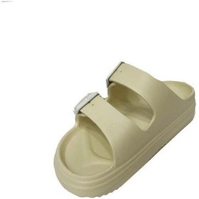 Resim Ayfox 1006-24 Love Yazılı Suya Dayanıklı Kız Çocuk Terlik 31-35 Bej 