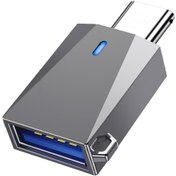Resim zibo Type-c Usb Otg Usb Type-c Cep Telefonu Otg Çevirici Mini Otg 