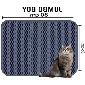 Resim Kedi Tuvaleti Önü Kokusuz Elekli Kedi Kumu Paspası - 2'li Set 21 x 21 
