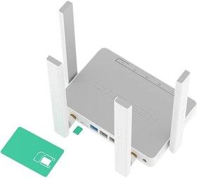 Resim Keenetic Runner 4G N300 Wi-Fi Mesh Ebeveyn Kontrol Fiber VPN Router 4G Modem Cat.4 4x100Mbit/s KN-2212 