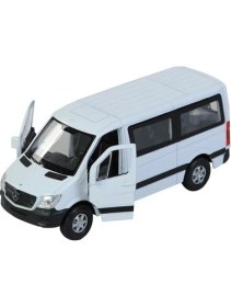 Resim Otantik Depo Beyaz Renk Metal Çek Bırak Mercedes Sprinter Minibüs 
