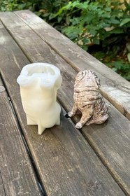 Resim Rufus Concept Pug Köpek Silikon Mum Kalıbı 