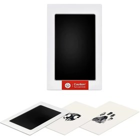 Resim 1 Set Bebek El İzi Ayak İzi Mürekkep Pedleri Güvenli Toksik Olmayan Dokunmadan Cilt Mürekkepsiz Mürekkep Ped Kiti Evcil Kedi Köpek Pati İzi Hatıra Hediyeleri 