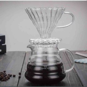 Resim Epinox Coffee Tools Marka Cam Kahve Demleme Cam Kulp Şeffaf 