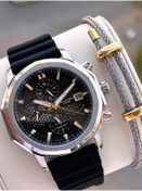 Resim Lee Cooper İtalyan Tasarım Bileklik Hediyeli Silikon Kordon 5 Atm Erkek Kol Saati Elc.08238.351 Gümüş 